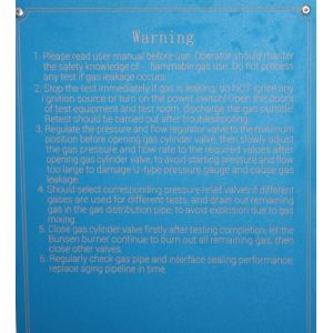 IEC60695 Flammability Testing Equipment , 0.5m³ Needle - Flame Tester PLC