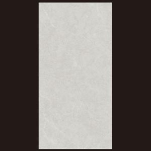 Grey Glazed Porcelain Tile Polished Surfaces 750*1500mm For Office