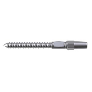 Buy cheap Adjustable 1/8 Inch Wire Rope Tensioner with Left and Right Hand Threaded Lag Screws for Indoor and Outdoor Cable Railing Kit from wholesalers