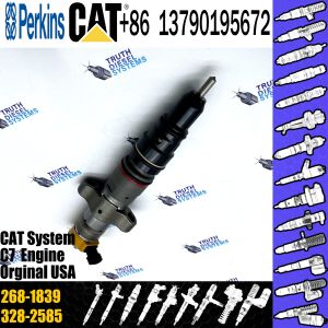 Buy cheap For CAT C7 Engine Fuel Injector 268-1839 for Caterpillar Excavator 325D 329D 525C 535C 120K Fuel Injector 2681839 from wholesalers