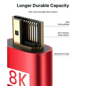 Ultra High Speed HDMI Cable 4K 120Hz 8K 60Hz 24/26/28/30 for Different Length 1m