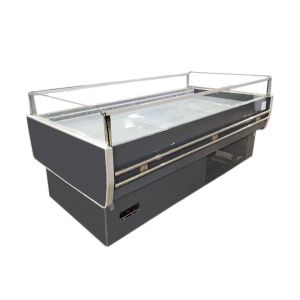 Customization Fruit Display Refrigerator Island Cooler For Promotion