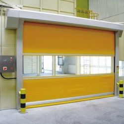 Quality Wholesale Customized Industrial Commercial Automatic Curtain Fast Acting Rapid High Speed PVC Door for sale