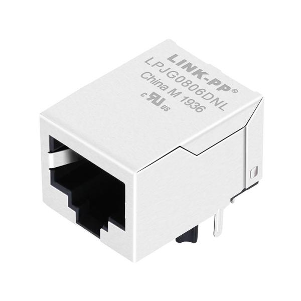 Quality HR901130A RJ45 With Integrated 10/100BT Magnetics THT Shielded LPJG0806DNL for sale
