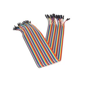 Buy cheap Female To Female 40cm 40 Pin Solderless Breadboard Jumper Wires from wholesalers