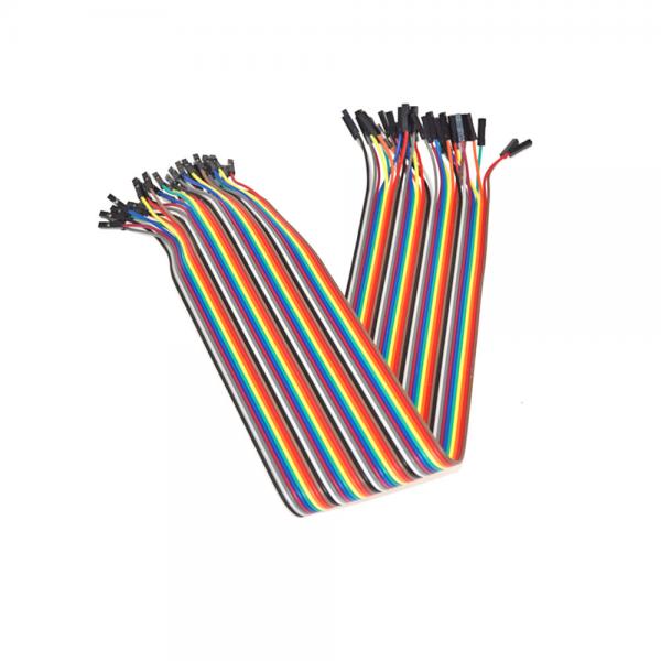Quality Female To Female 40cm 40 Pin Solderless Breadboard Jumper Wires for sale