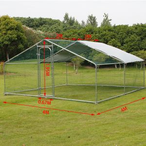 Buy cheap CE Lockable Latch Walk In 4mx3m Chicken Run Kennel from wholesalers