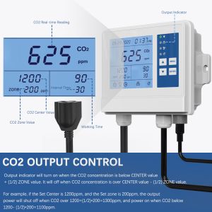 Buy cheap Hydroponic Greenhouse Climate Controller CO2 Regulator Monitor 5000ppm from wholesalers