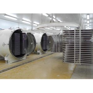 Buy cheap 100kg/Batch Large Industrial Freeze Dryer Machine PLC Control from wholesalers