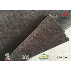 China Brown Headboards Minky Plush Fabric Embossed ROHS / SGS Certificated on sale