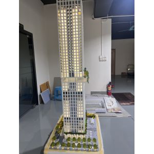 Buy cheap High Rise Office Building Model Architectural Scale Model Commercial Skyscraper Real Estate Urban Commercial Tower Modern Office from wholesalers