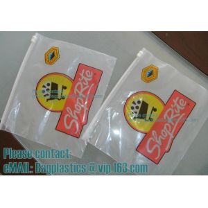 Buy cheap Reclosable Zip Poly Bags with Resealable Lock Seal Zipper for Clothing, T-Shirt, Brochure, Prints, Handicraft Gift from wholesalers