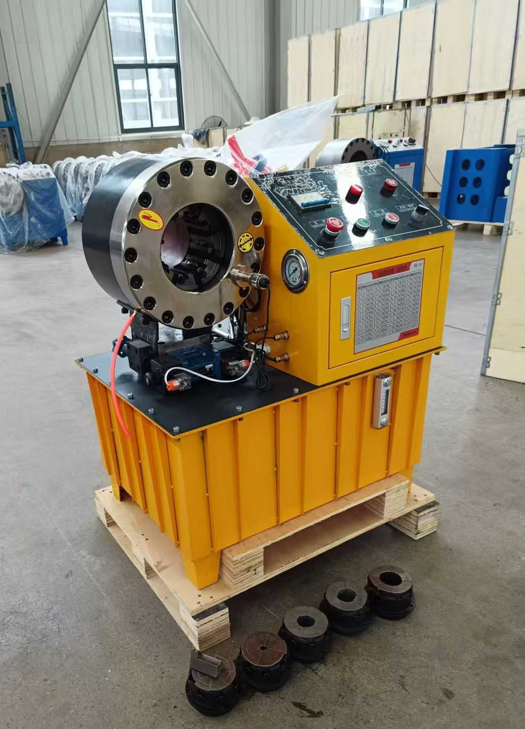 Buy cheap DX68 Mobile Hose Crimping Machine with 600T Crimping Force and 200 Pcs Per Hour Efficiency from wholesalers