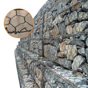 Promotional Various Durable Using stone walls galvanized gabion box processing