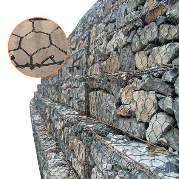 Promotional Various Durable Using stone walls galvanized gabion box processing