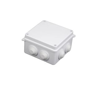 IP65 ABS Wall Mounted Electrical Junction Box 100x100x70mm With Knockouts