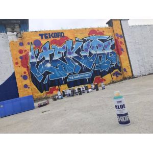 Buy cheap TEKORO 400ml Graffiti Spray Paint with Good Adhesion and 12PCS/CTN Package - CE, RoHS, SGS Certified Aerosol Spray Paint from wholesalers