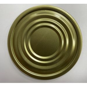 Buy cheap organosol coating BPA free tin can lids cover 300# 82.2mm 73mm tin can bottom from wholesalers