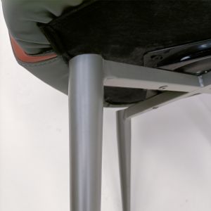 Buy cheap Backrest Leather Streamlined Indoor Swivel Chair from wholesalers