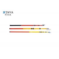 Buy cheap 4 Section Insulated Telescopic Hot Stick Fiberglass Safety Tools 500KV product