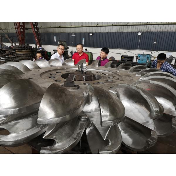 Customized Inlet Diameter 1-5 Meters Hydro Turbine Runner with and Rated Rotor Speed 100rpm 200rpm 300rpm 500rpm 1000rpm