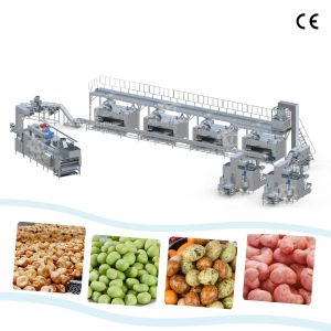 Buy cheap Automatic Peanut Coating Machine with 304 Food Grade Material 500-1000kg/h Capacity and 220/380v Voltage from wholesalers