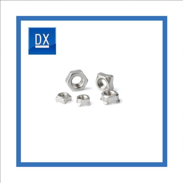 Quality AISI 304 Stainless Steel DIN934 Squae Weld Nut M12x1.25 for sale