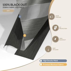 Buy cheap Breathable UV Proof Customizable Zebra Blinds Fabric for French Window Sunshade from wholesalers