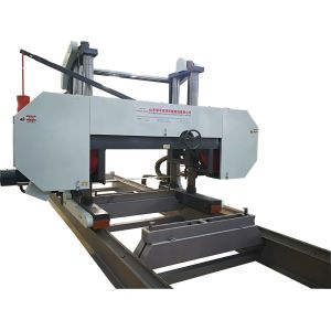 Buy cheap MJ2000D Large Wood Horizontal Bandsaw Mill With 60 HP Diesel Engine from wholesalers