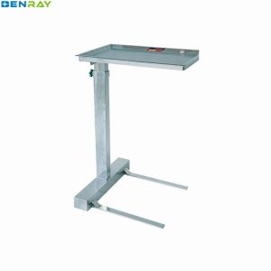 BR-SOT04 Height Adjustable Hospital Tray Stand With Post Mayo Trolley