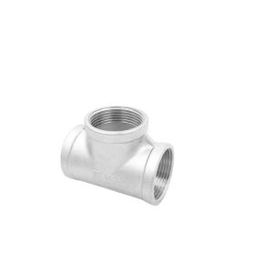 Buy cheap Stainless Steel 304 Pipe Fitting Forging Thread Equal Tees Customizable and Durable from wholesalers