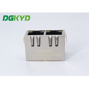 10P8C 2.5G RJ45 Ethernet Connector With Lamp Belt Wing Transformer
