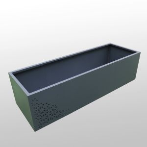 Buy cheap L1500xW400xH450mm Large Galvanized Flower Pots For Backyard from wholesalers