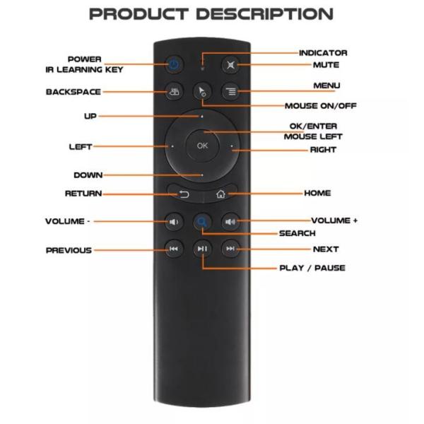 Quality Multifunctional IR Learning Bluetooth Voice Remote Control DC 2.2v-3.6v for sale