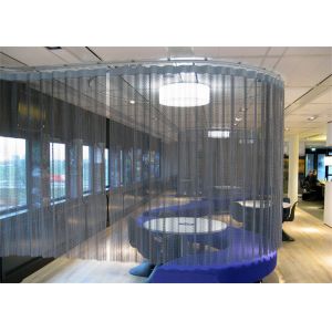 Buy cheap Sliding Architectural Cascade Metal Coil Drapery Space Partition Separator product