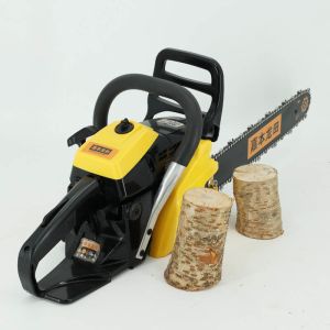 Buy cheap Hot Selling Yellow Power Tools Petrol Chainsaw With 16in Guide Bar from wholesalers