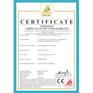Shenzhen Wenhui Technology Development Co., Ltd. Certifications