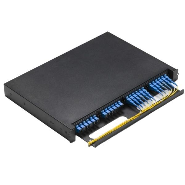 Buy cheap FTTH 24/12 Cores Sc/LC/FC/St Connector Patch Panel Optical Optic Fiber ODF for Network from wholesalers