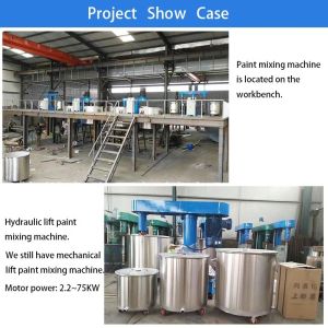 Acrylic Paint Coatings Emulsion Making Machine with Professional Dissolver Mixer