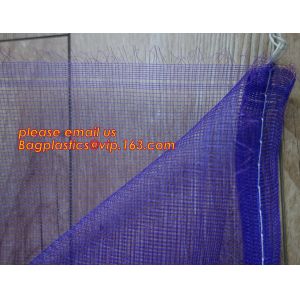 75x90cm Tubular PP Raschel Mesh Bag For Tomato Vegetable And Apple Fruit Cheap