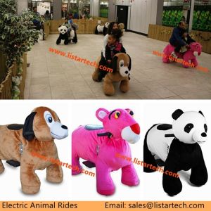 Buy cheap Ride-On Plush Motorized Animals Rides Panda Dog Panther, Stuffed Motorized Riding Animals from wholesalers