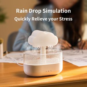 Buy cheap HOMEFISH Rain Drop Aromatherapy Machine With Colorful Gradient Atmosphere Light for Stress Relieving from wholesalers