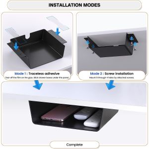 Functional Design Under Table Storage Shelf for Adjustable Stand Up Table