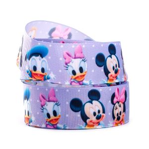 Wholesale Print Grosgrain Ribbon Custom With Print Logo