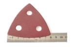 80x80x80mm Cleaning Scouring Pads 3 Holes Multitool Sandpaper 100 Grit For Wood