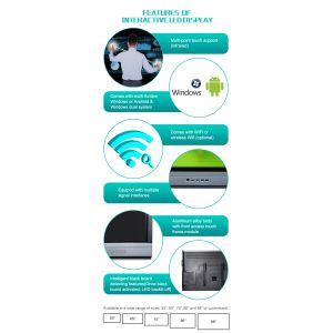 Buy cheap 3840x2160 Interactive Touch Screen Monitor from wholesalers