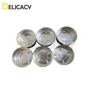 Candle Storage Aluminum Cans Round Shape 1 Year Warranty