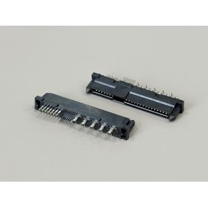 Buy cheap High-Speed SAS 29P IDC Female Cable Connector 180° with Peg, Phosphor Bronze Terminals & Gold G/F Contact | Electrical Signal Connector for PCB & Wiring Harness Customization from wholesalers