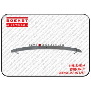 Buy cheap 8-98161613-0 8981616130 Front NO 4 Leaf Spring Suitable For ISUZU CYZ52 from wholesalers