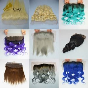Buy cheap Customized Bulk Curly Human Hair Ombre Extensions Bundles With Closure from wholesalers
